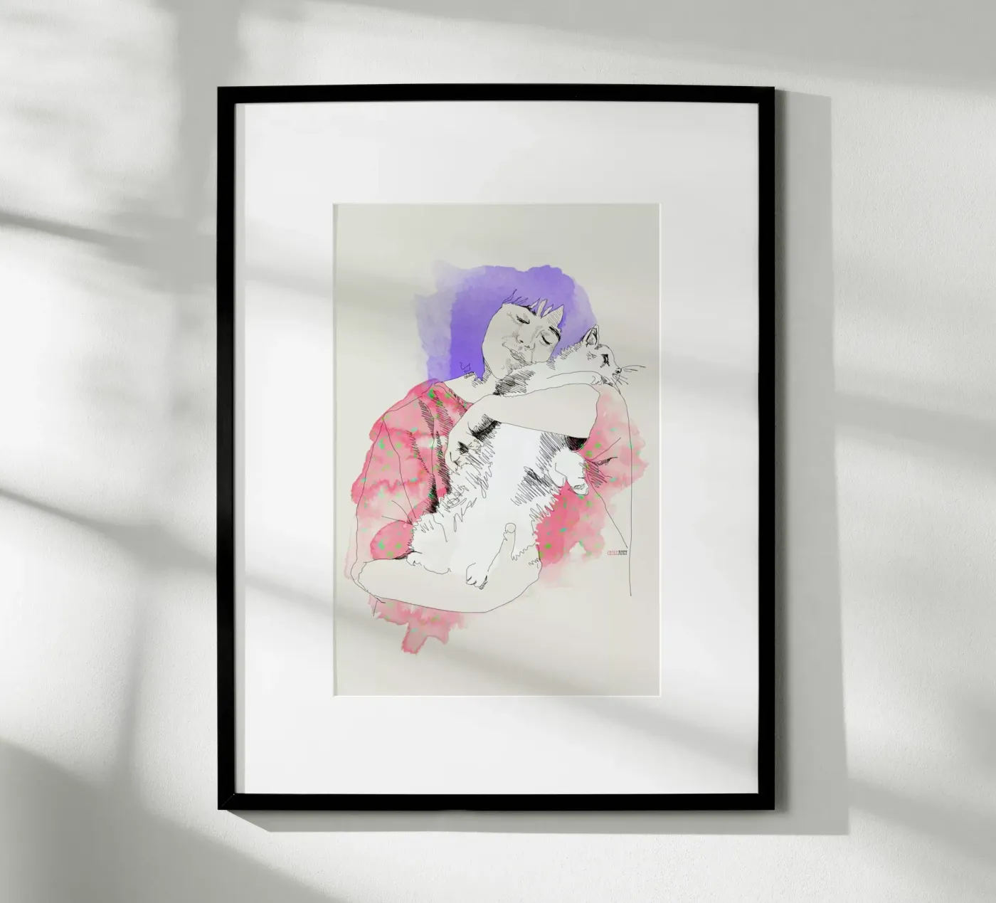Purring poster de La Belette Rose