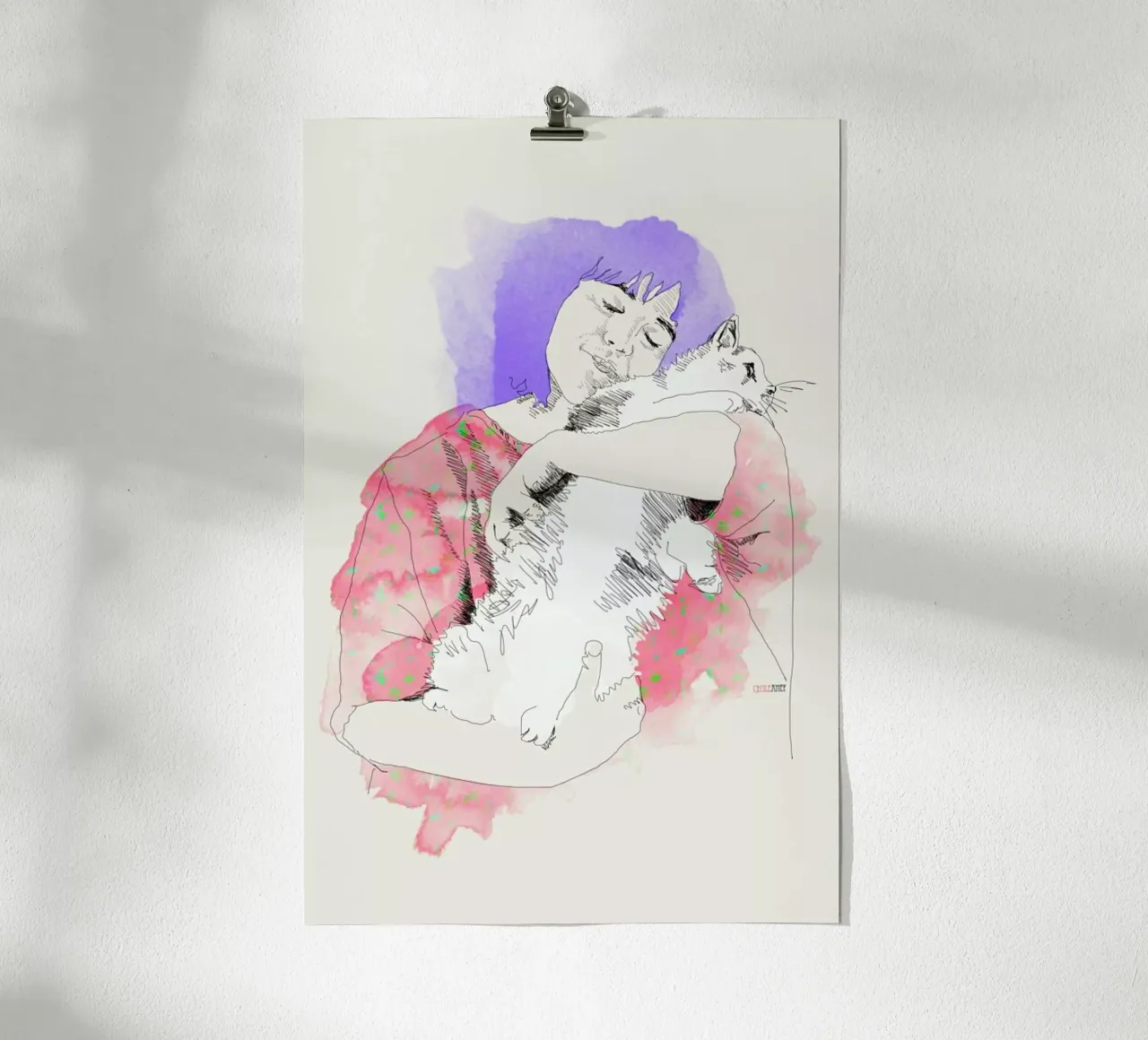 Fusa carta hahnemühle da La Belette Rose