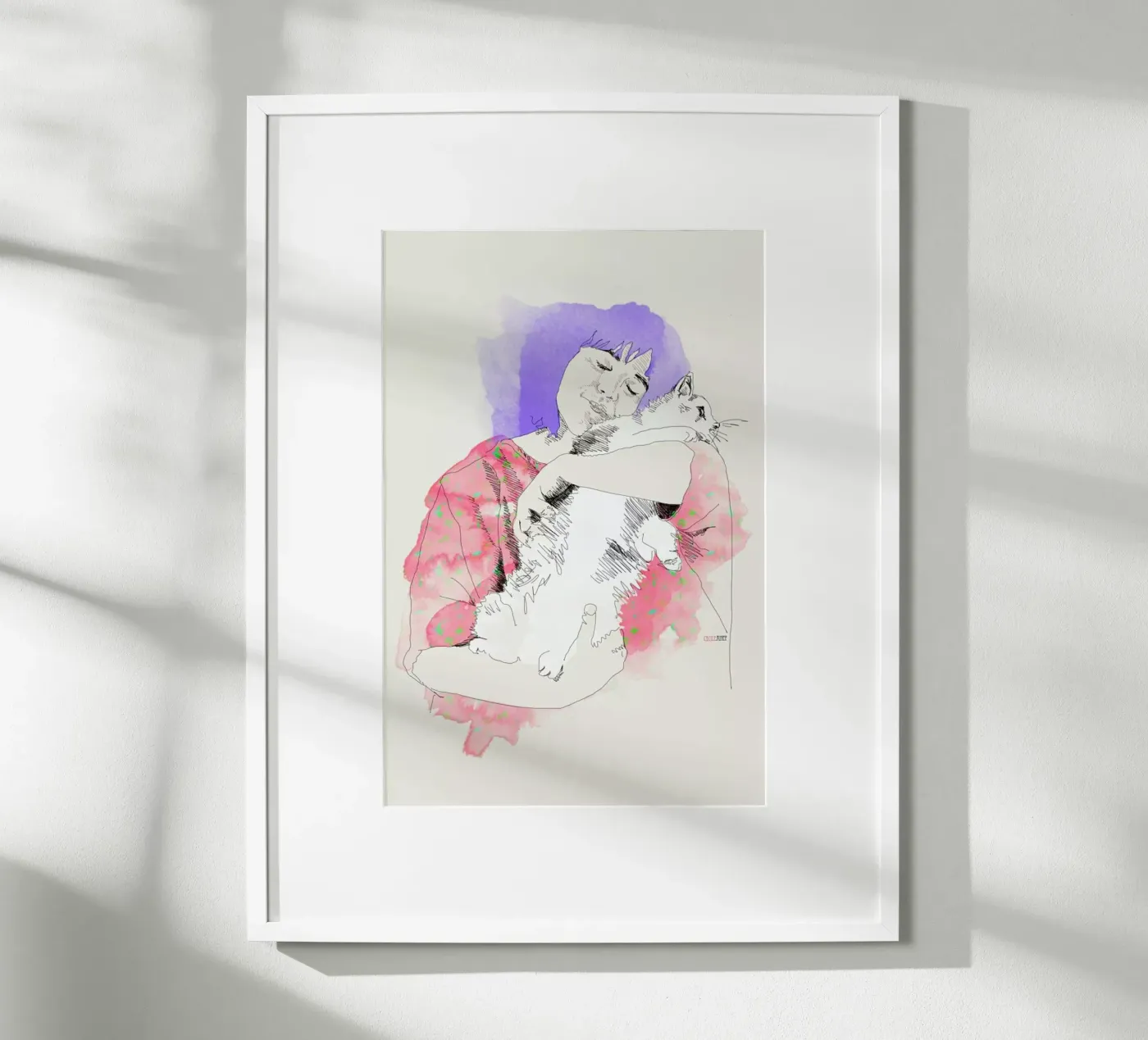 Purring poster de La Belette Rose