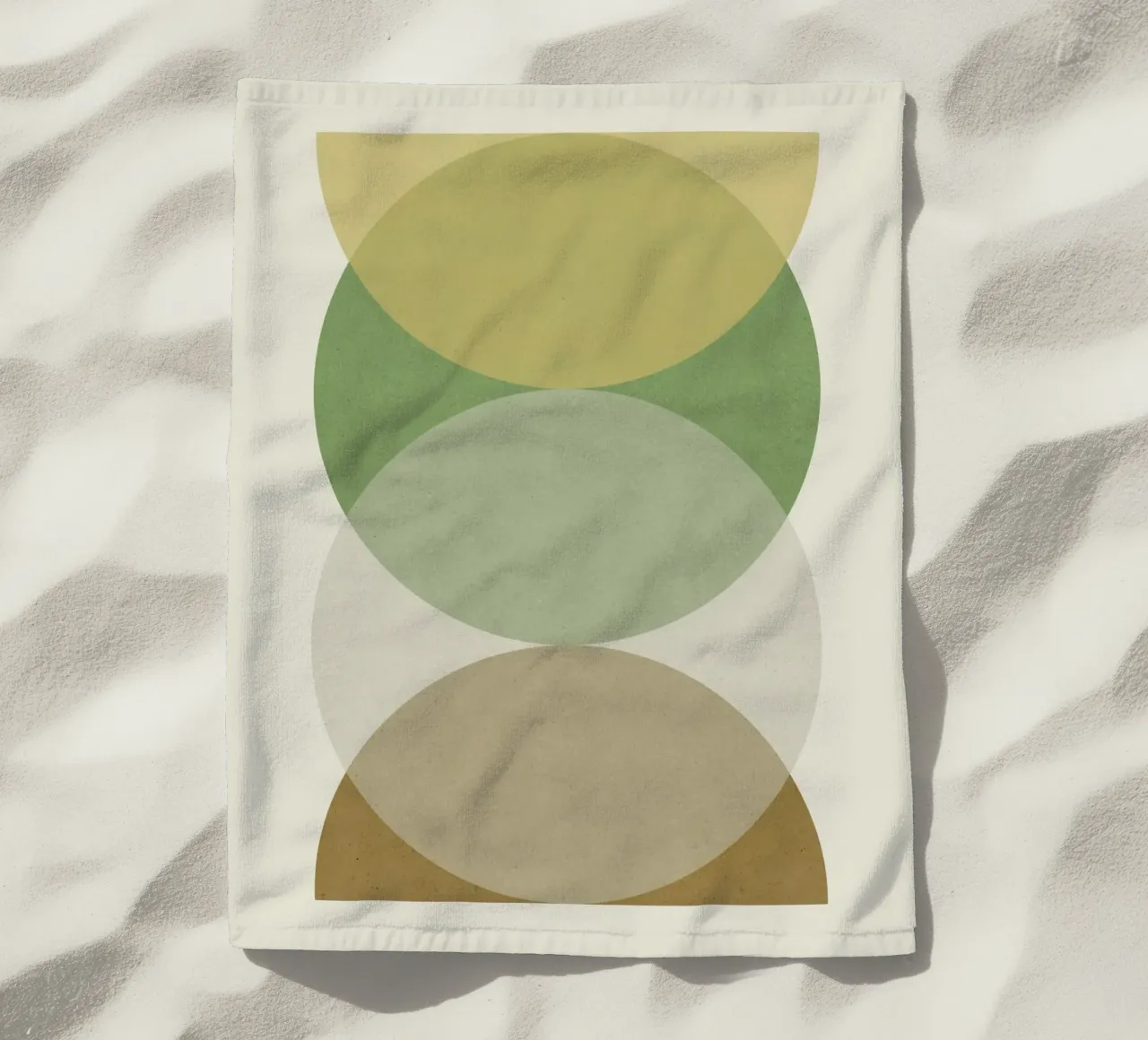 Cerchio Semicerchio - Terra telo mare da MoonlightPrint