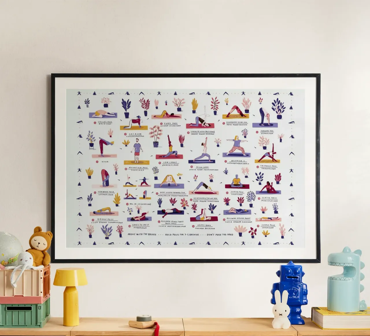 Stampa Yoga Arte da parete poster da Alex Foster
