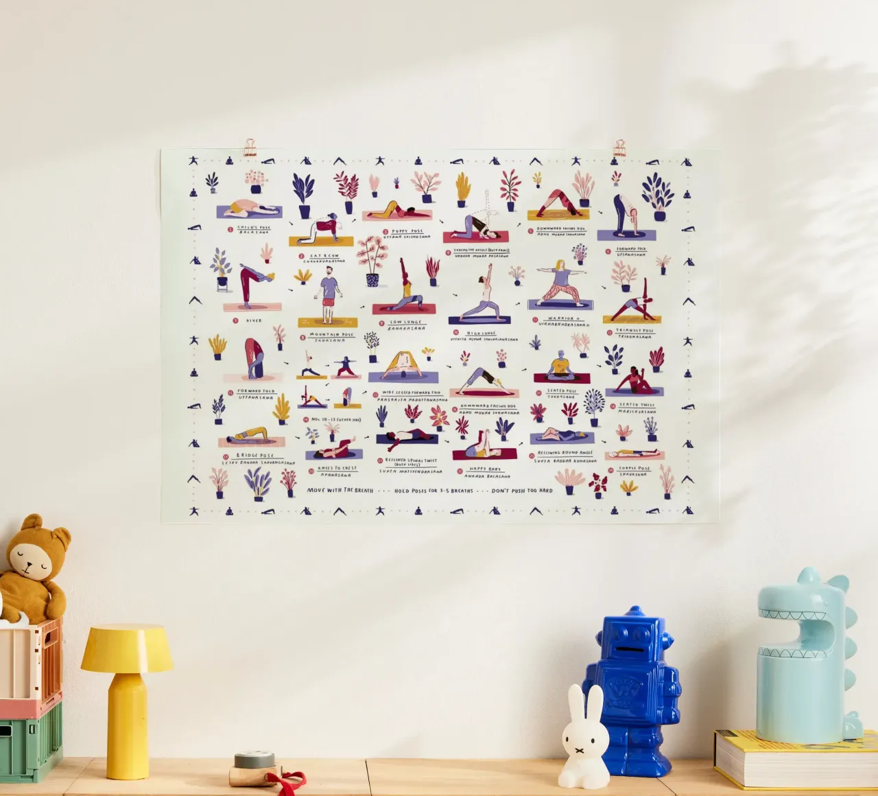 Stampa Yoga Arte da parete poster da Alex Foster