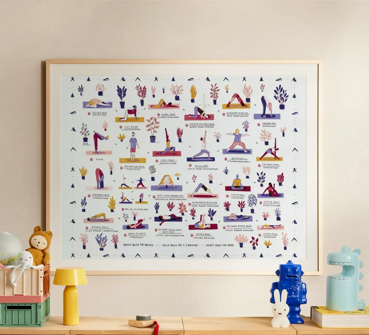 Stampa Yoga Arte da parete poster da Alex Foster