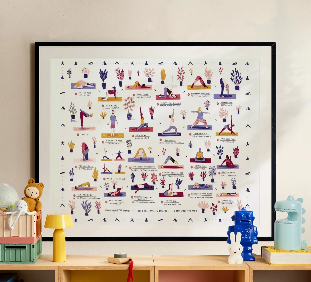 Stampa Yoga Arte da parete poster da Alex Foster