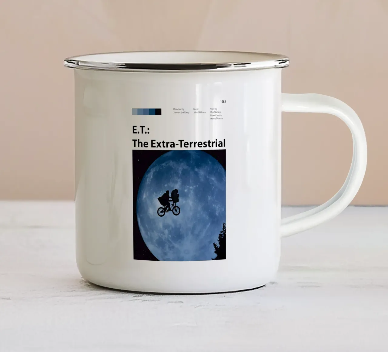 E.T.: L'extra-terrestre tazza in smalto da The Movie Wall