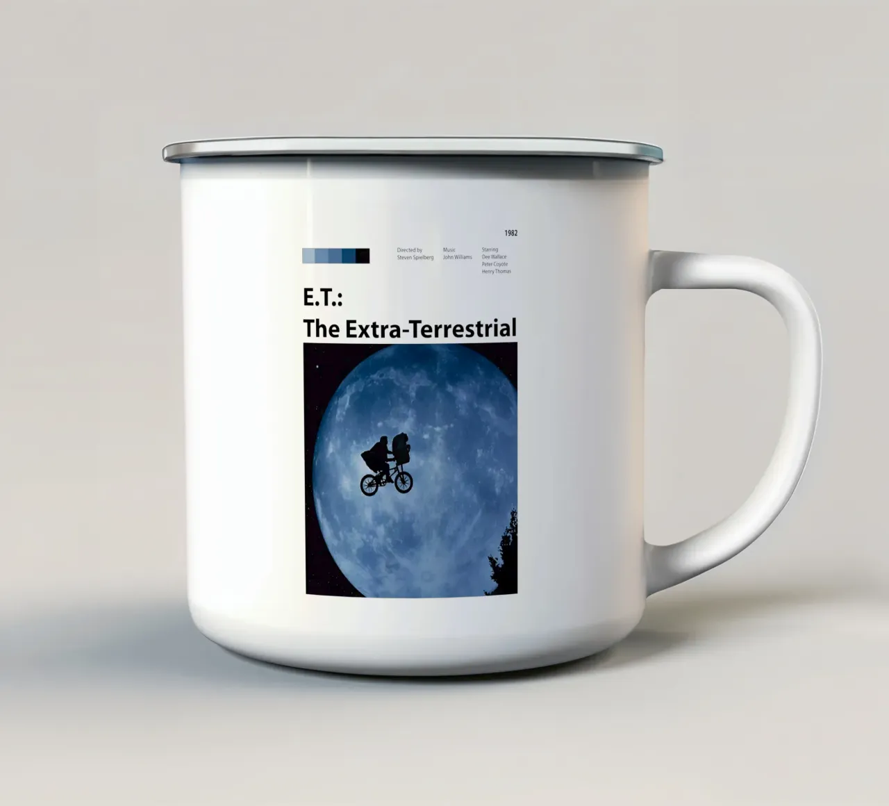 E.T.: L'extra-terrestre tazza in smalto da The Movie Wall