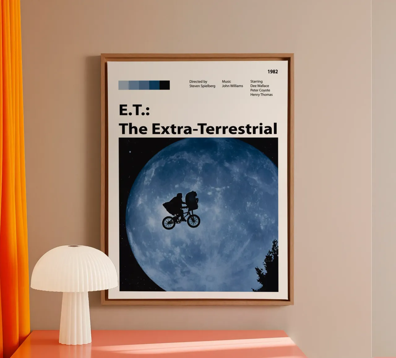 E.T.: The Extra-Terrestrial canvas by 🎞 The Movie Wall