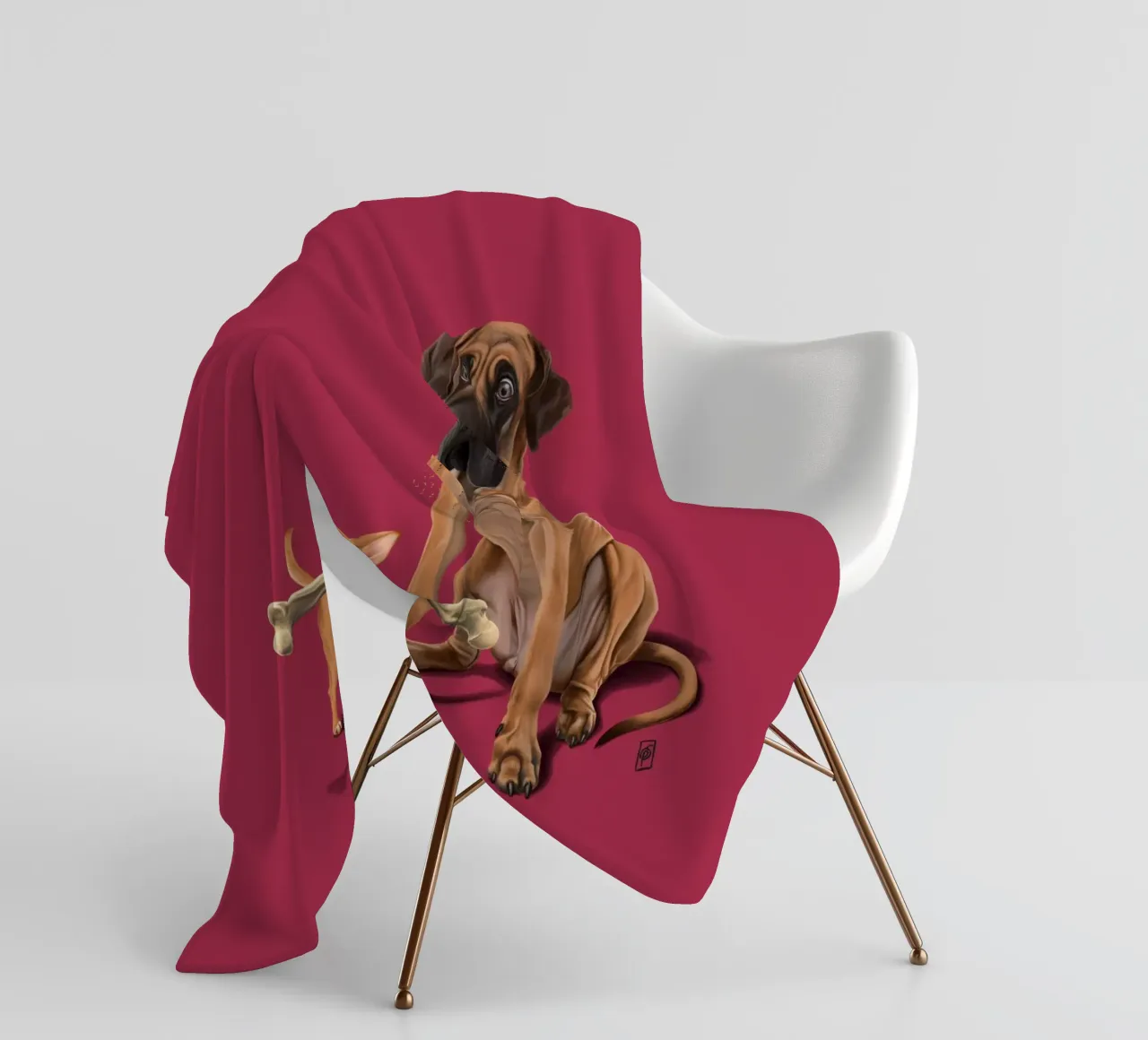 The Long and the Short and the Tall (Colour) coperta in pile da Rob Art | Illustration
