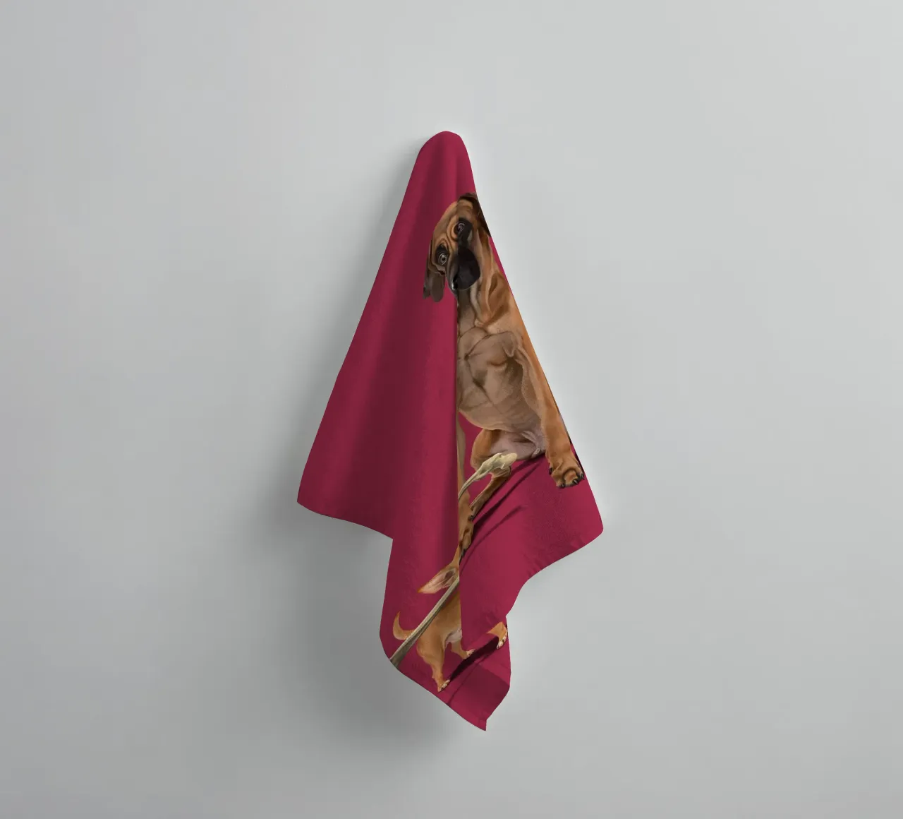 The Long and the Short and the Tall (Colour) asciugamano da bagno da Rob Art | Illustration