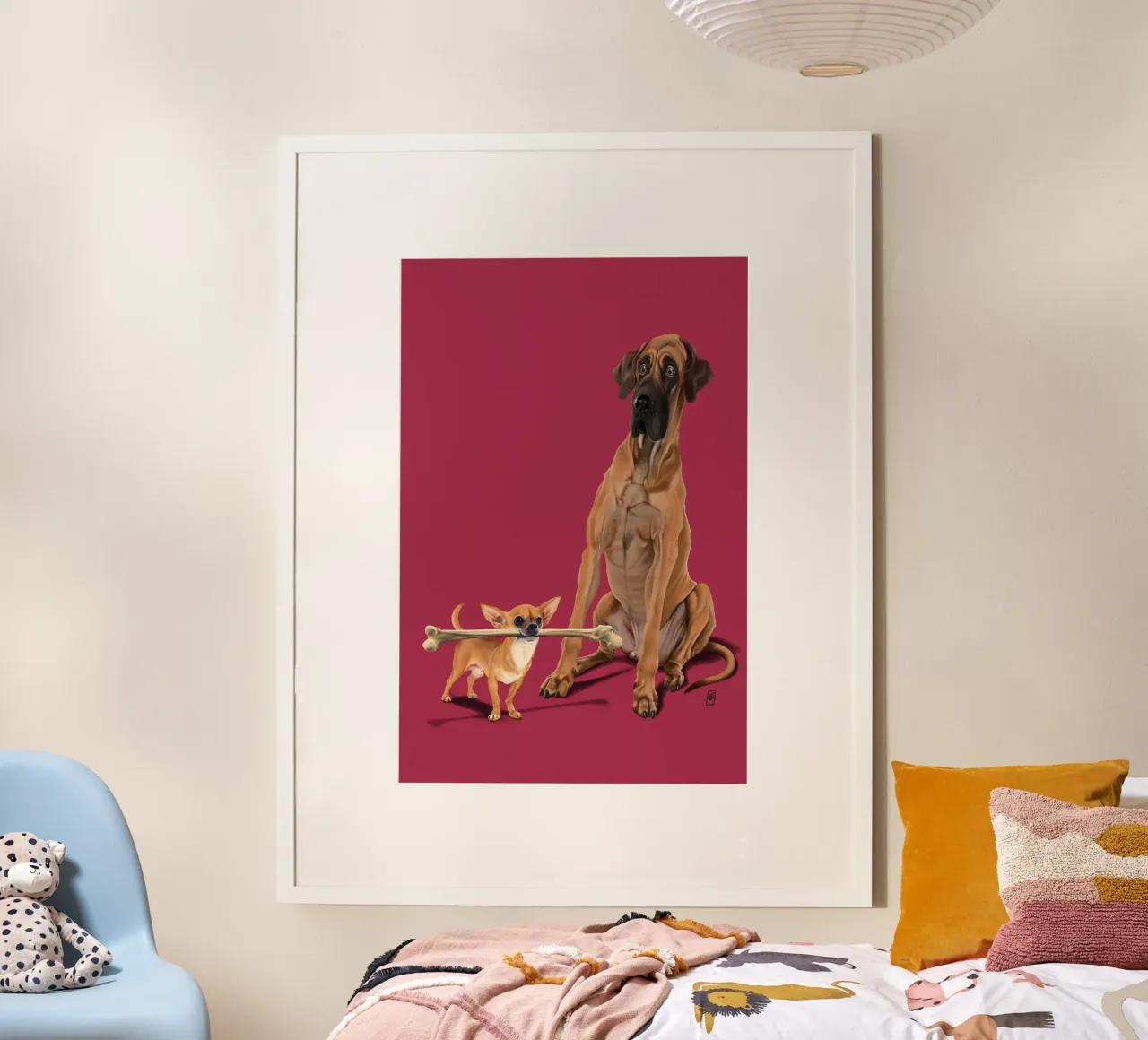 The Long and the Short and the Tall (Colour) carta hahnemühle da Rob Art | Illustration