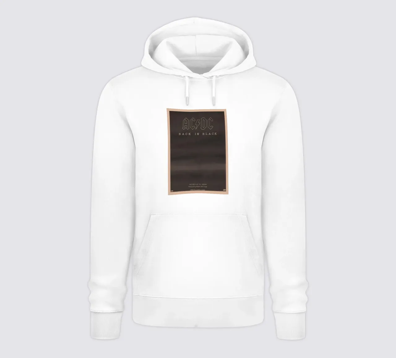 Back in Black felpa con cappuccio da Attaboy Dsgn