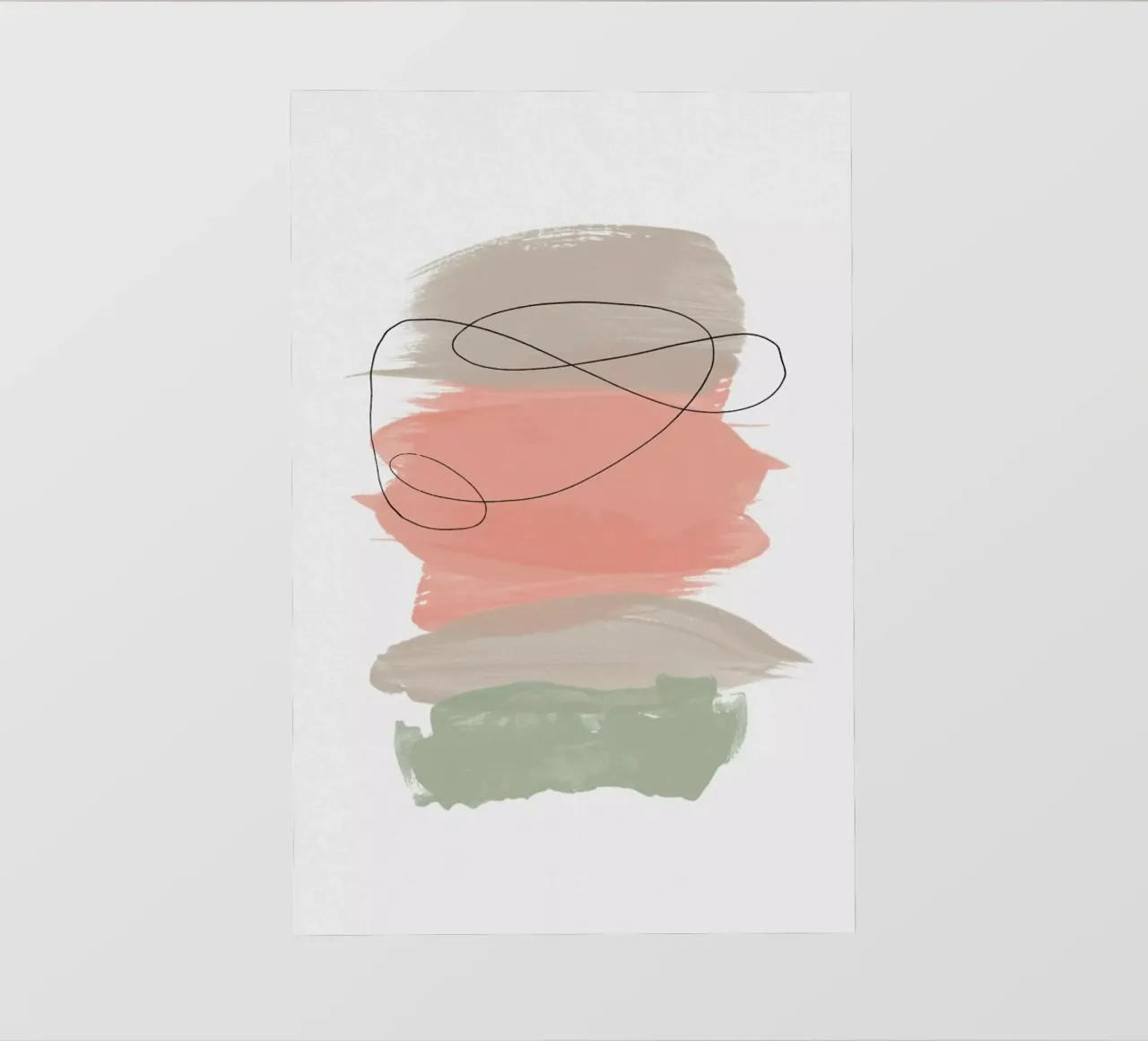 Sand Meets Peach And Sage telo in pvc da Studio One