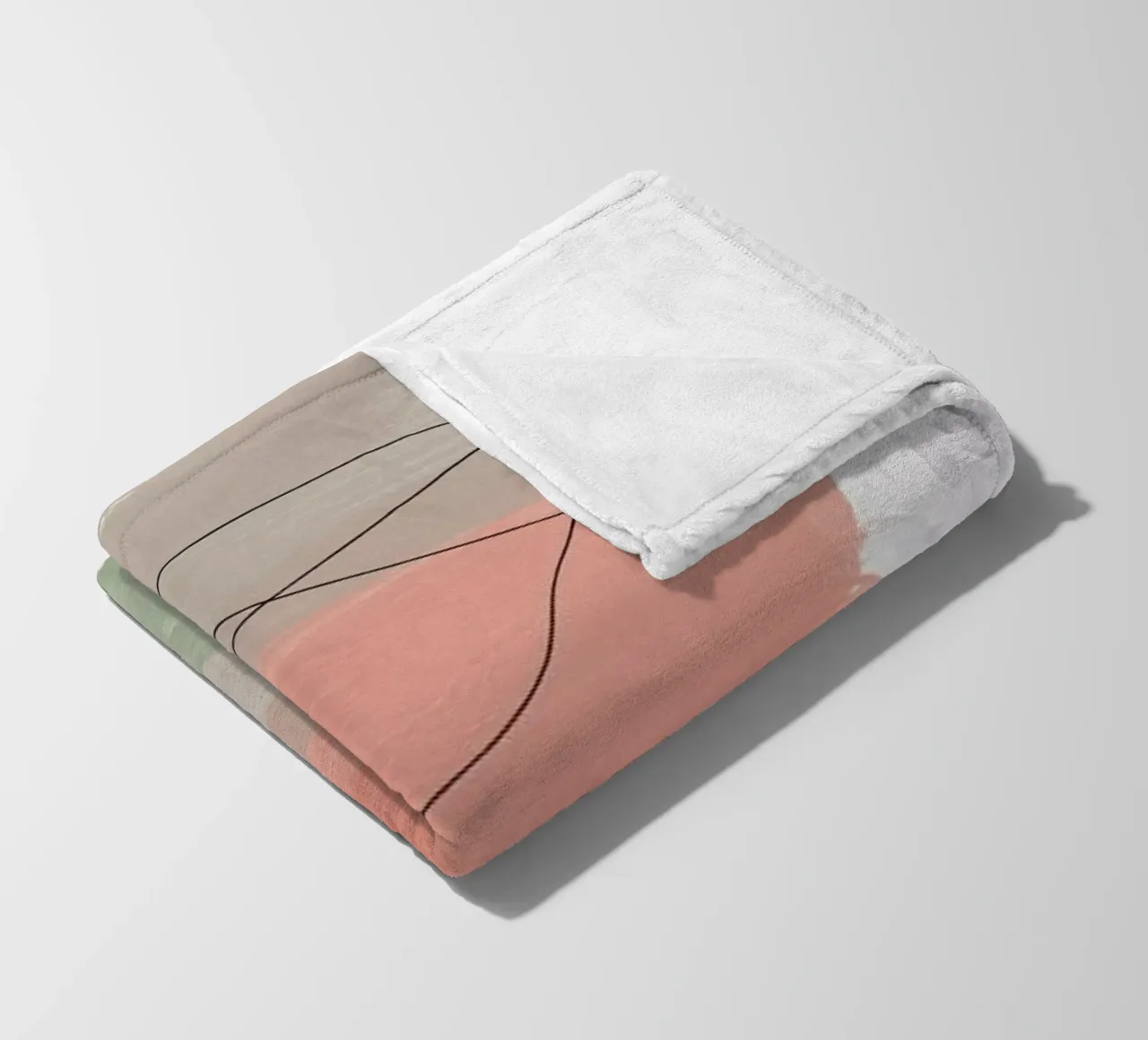 Sand Meets Peach And Sage coperta in pile da Studio One