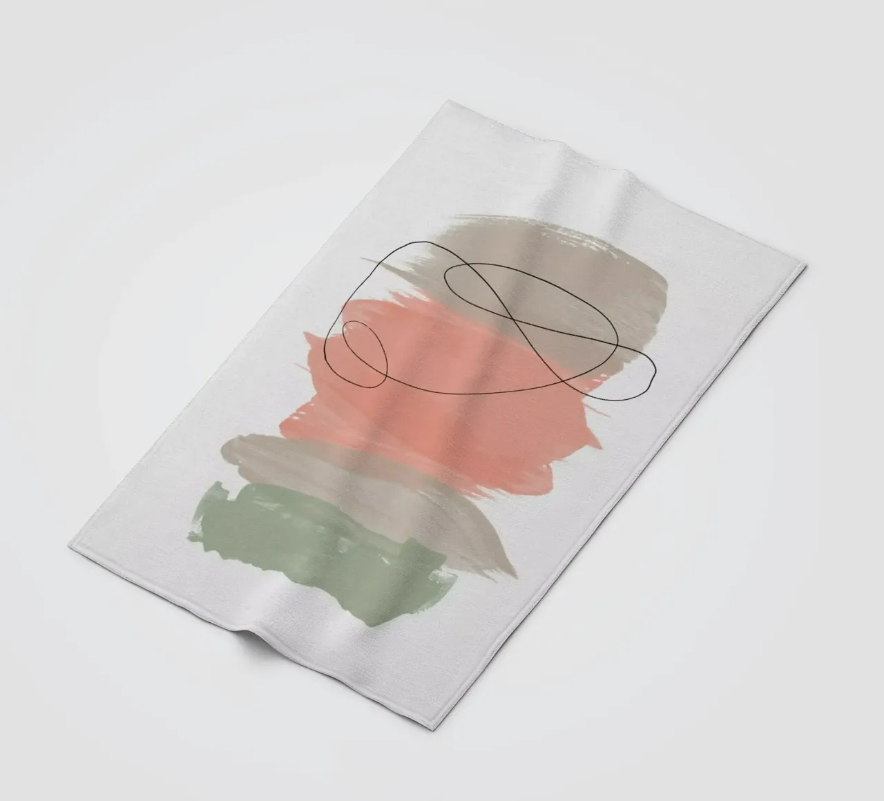 Sand Meets Peach And Sage coperta in pile da Studio One