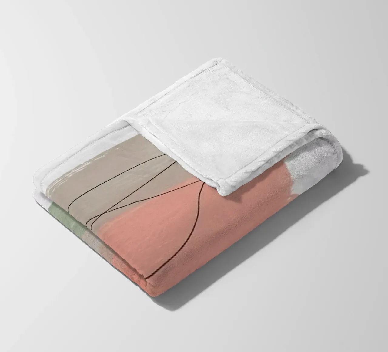 Sand Meets Peach And Sage coperta in pile da Studio One