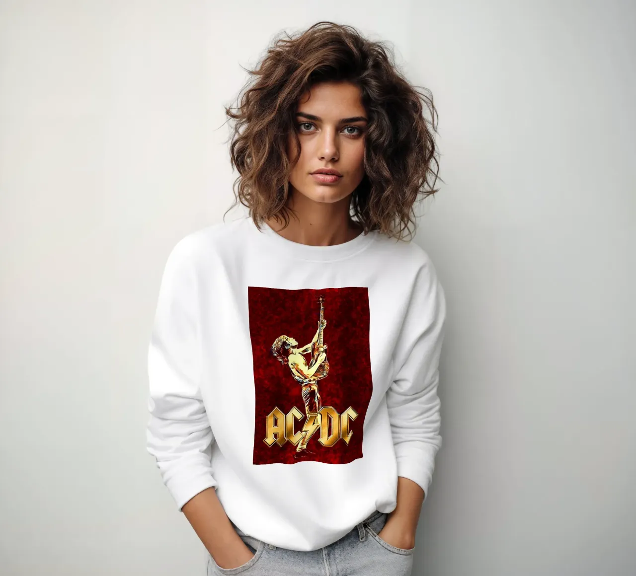 AC/DC sweatshirt van Attaboy Dsgn