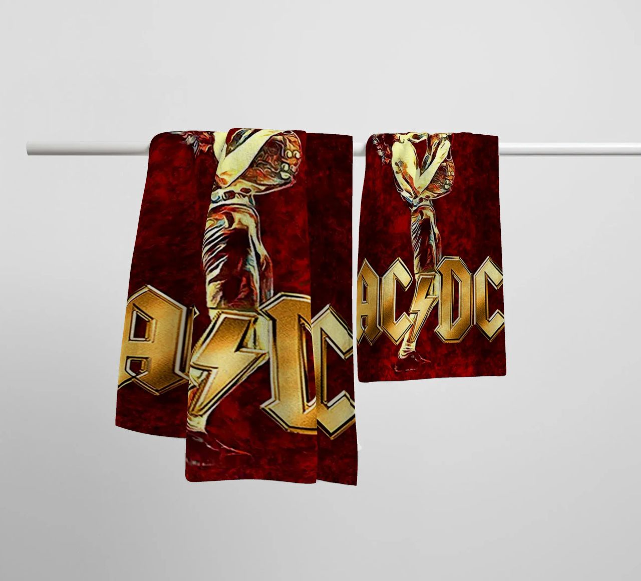 AC/DC Handtuch von Attaboy Dsgn