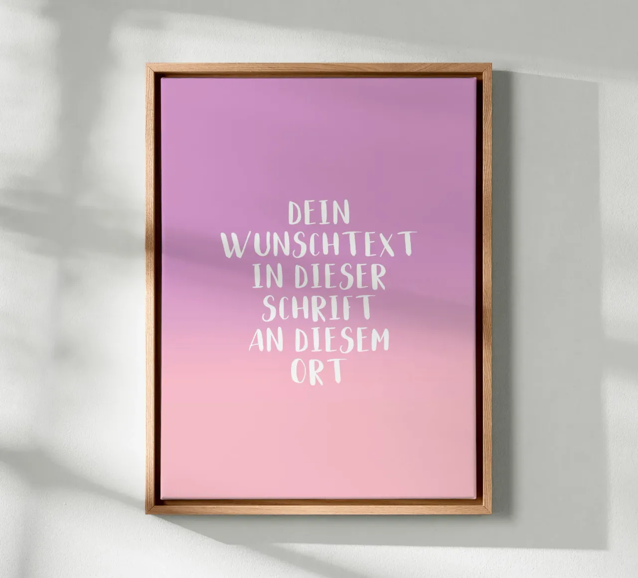 Wunschtext - Gradient lila rosa tela da WORTSPIEL
