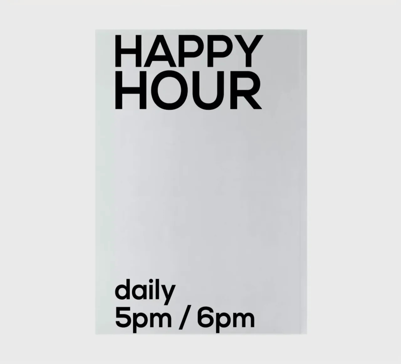 Happy Hour Notizbuch von Studio One