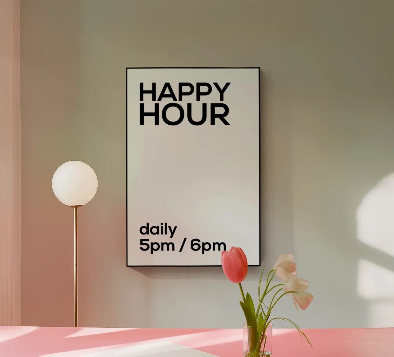 Happy Hour plexiglass da Studio One