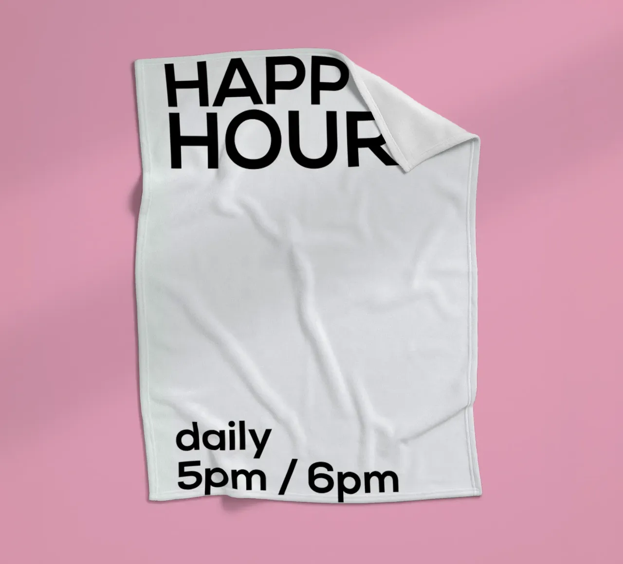 Happy Hour coperta in pile da Studio One