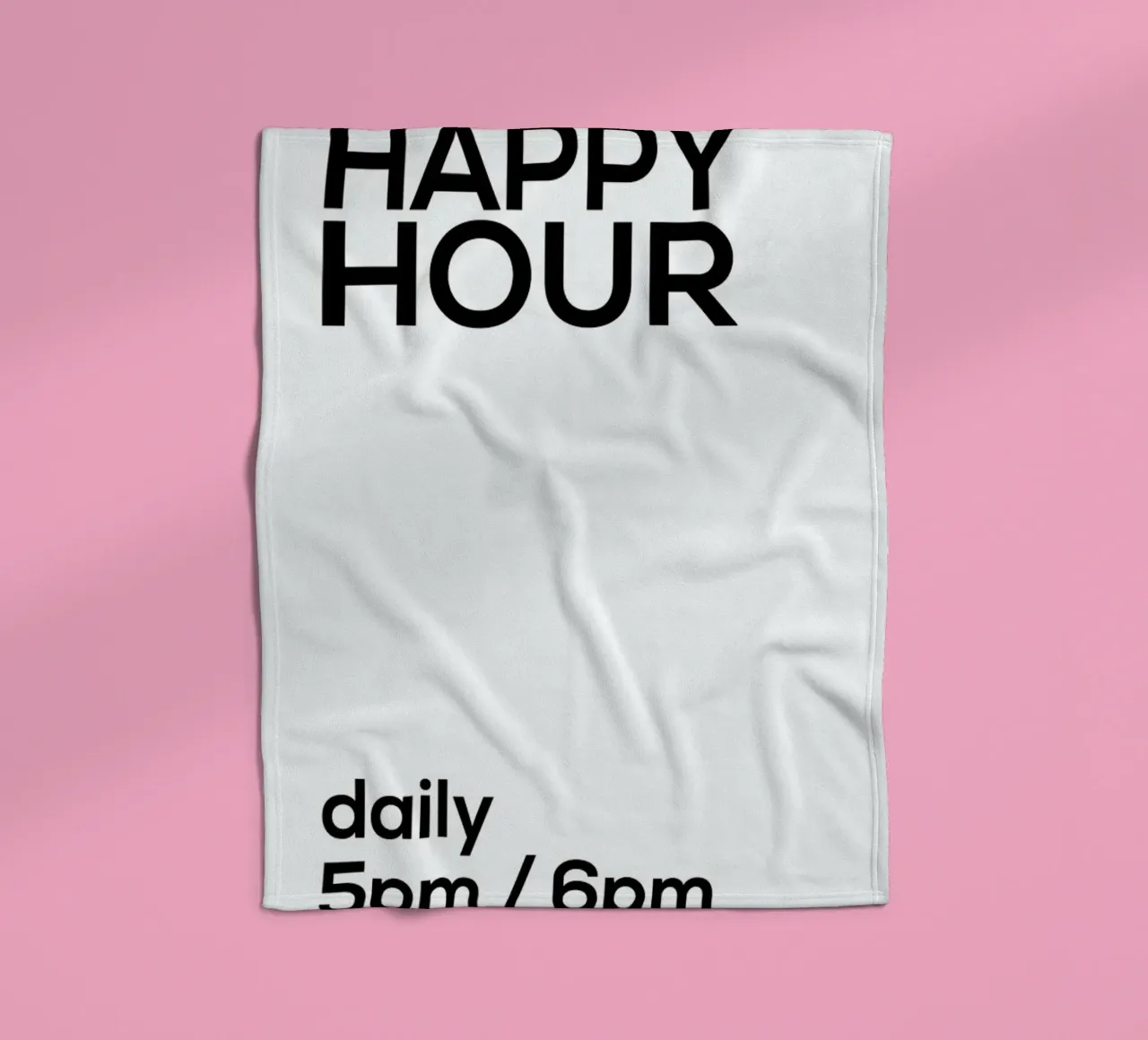 Happy Hour coperta in pile da Studio One
