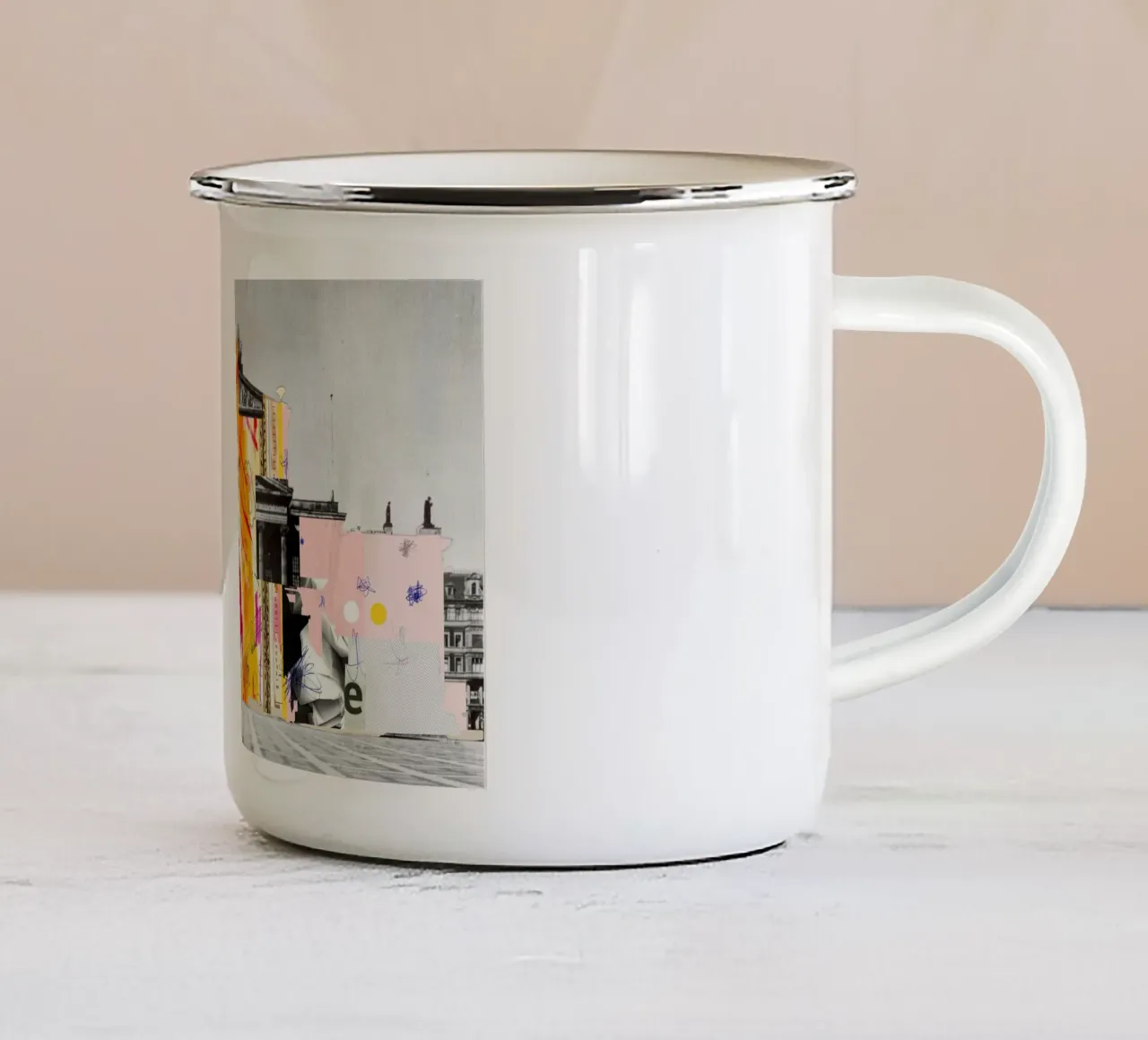 the abstract dream house · replica tazza in smalto da Marko Köppe