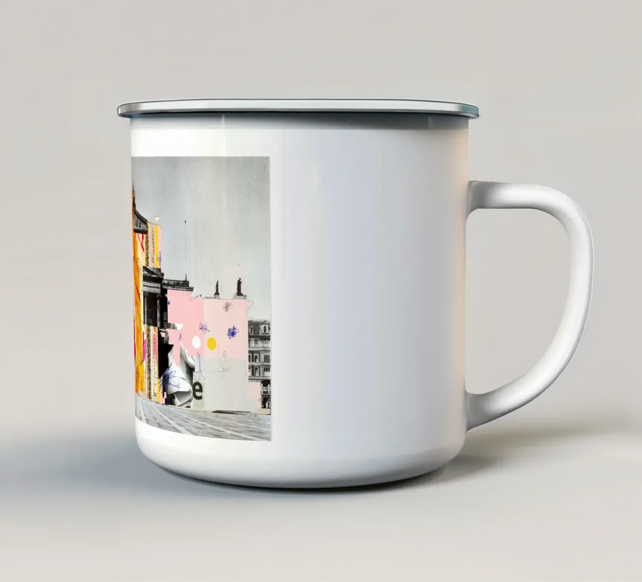 the abstract dream house · replica tazza in smalto da Marko Köppe