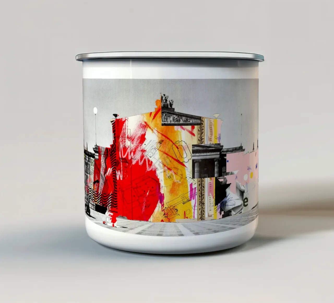 the abstract dream house · replica tazza in smalto da Marko Köppe
