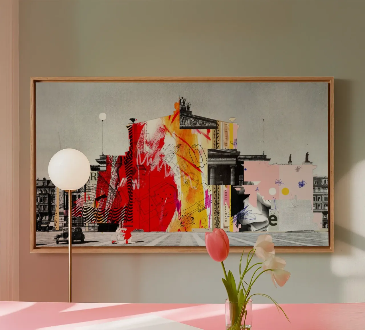 the abstract dream house · replica tela con Cornice a cassetta da Marko Köppe
