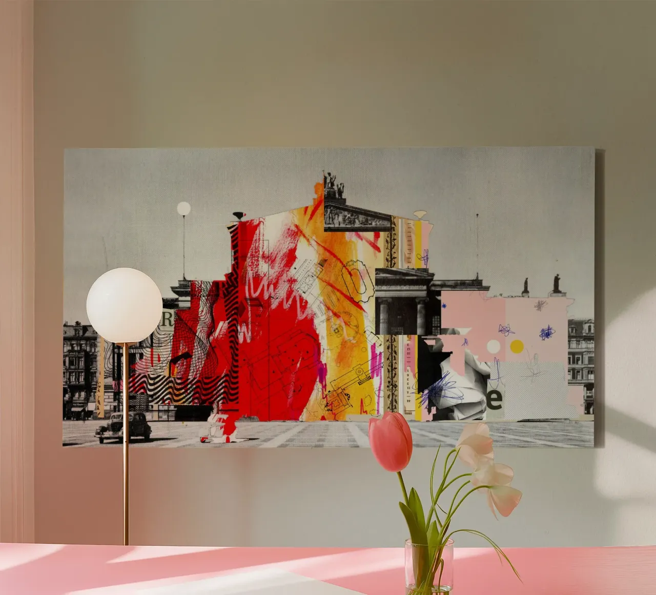 the abstract dream house · replica tela con Cornice a cassetta da Marko Köppe