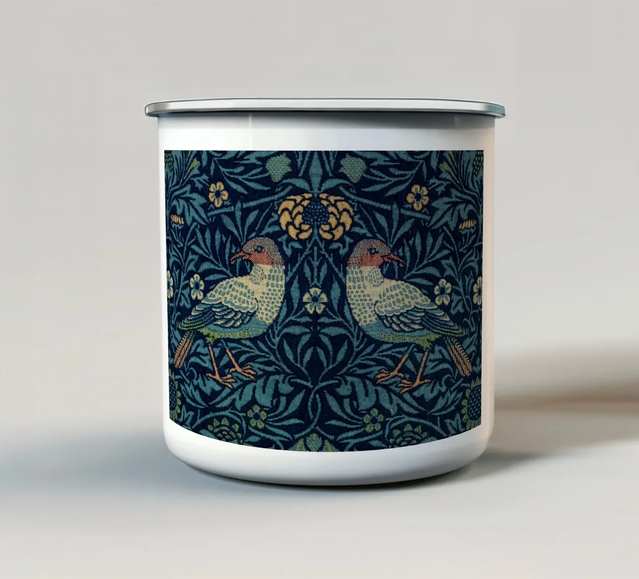 William Morris - Uccello (1878) tazza in smalto da Analic