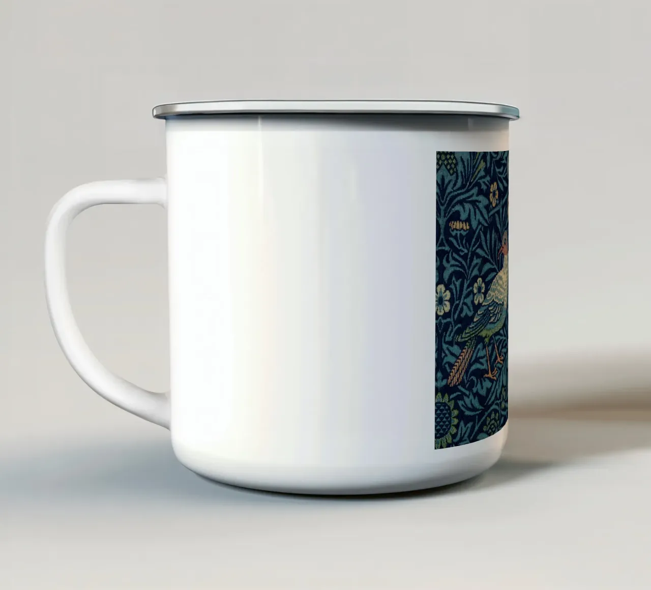 William Morris - Uccello (1878) tazza in smalto da Analic
