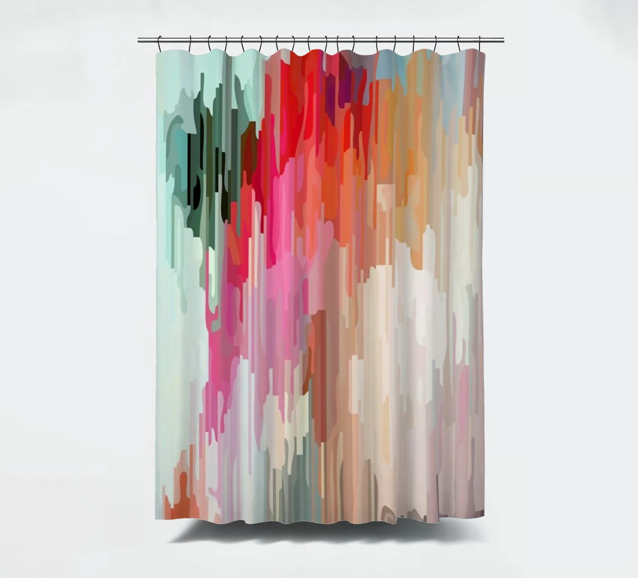 Everything will flow shower curtain by Three Of The Possessed