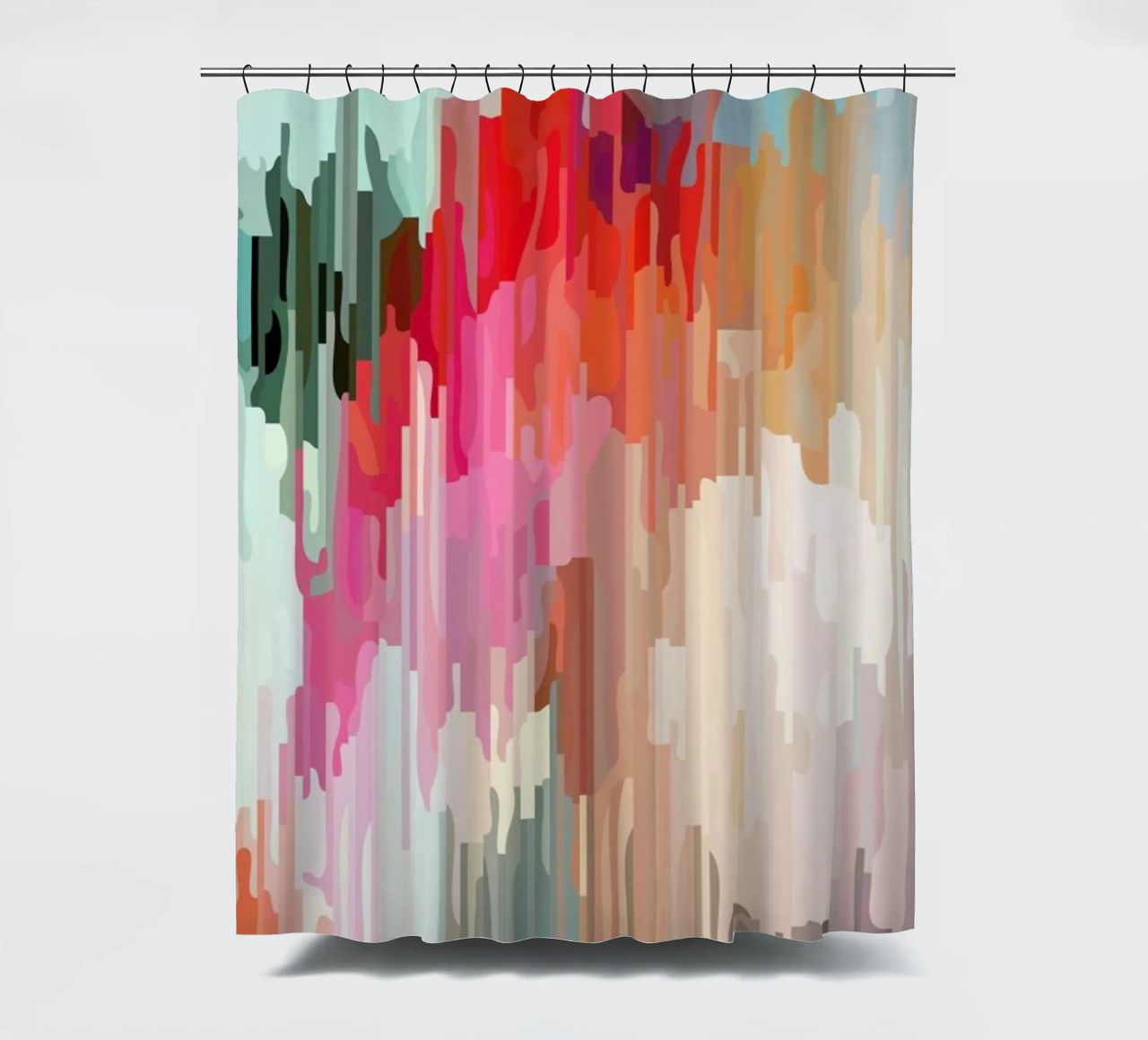 Everything will flow shower curtain by Three Of The Possessed
