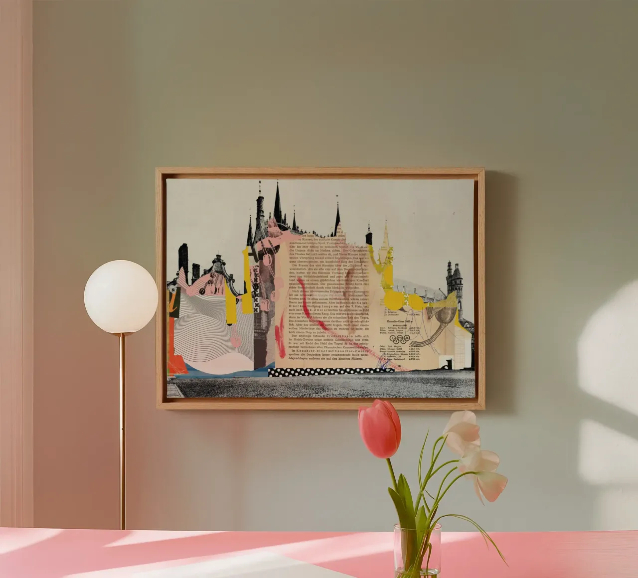 the abstract house dream · neugestaltung finale tela con Cornice a cassetta da Marko Köppe