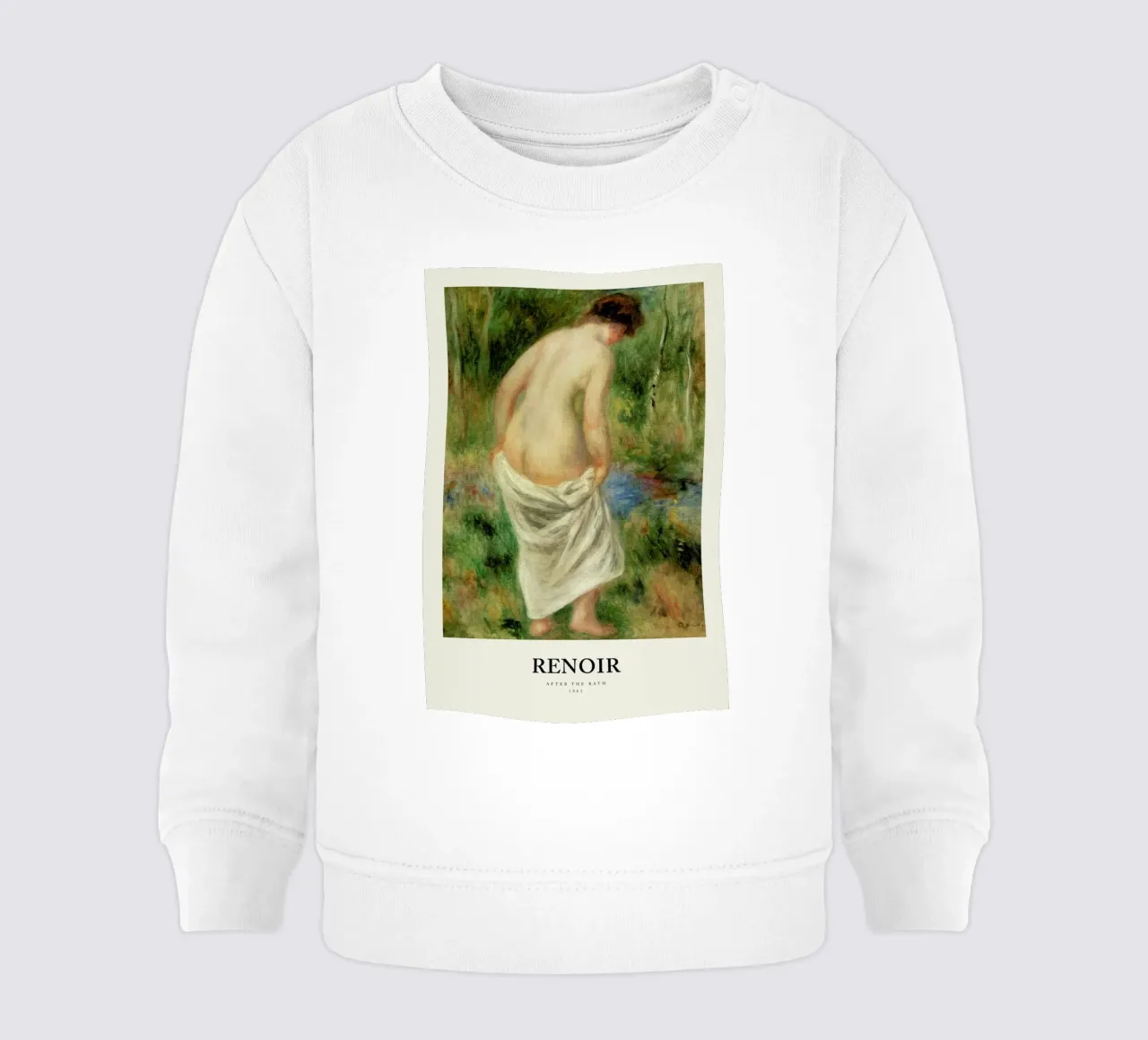 Renoir - After the Bath felpa neonato da Vintage by JUNIQE