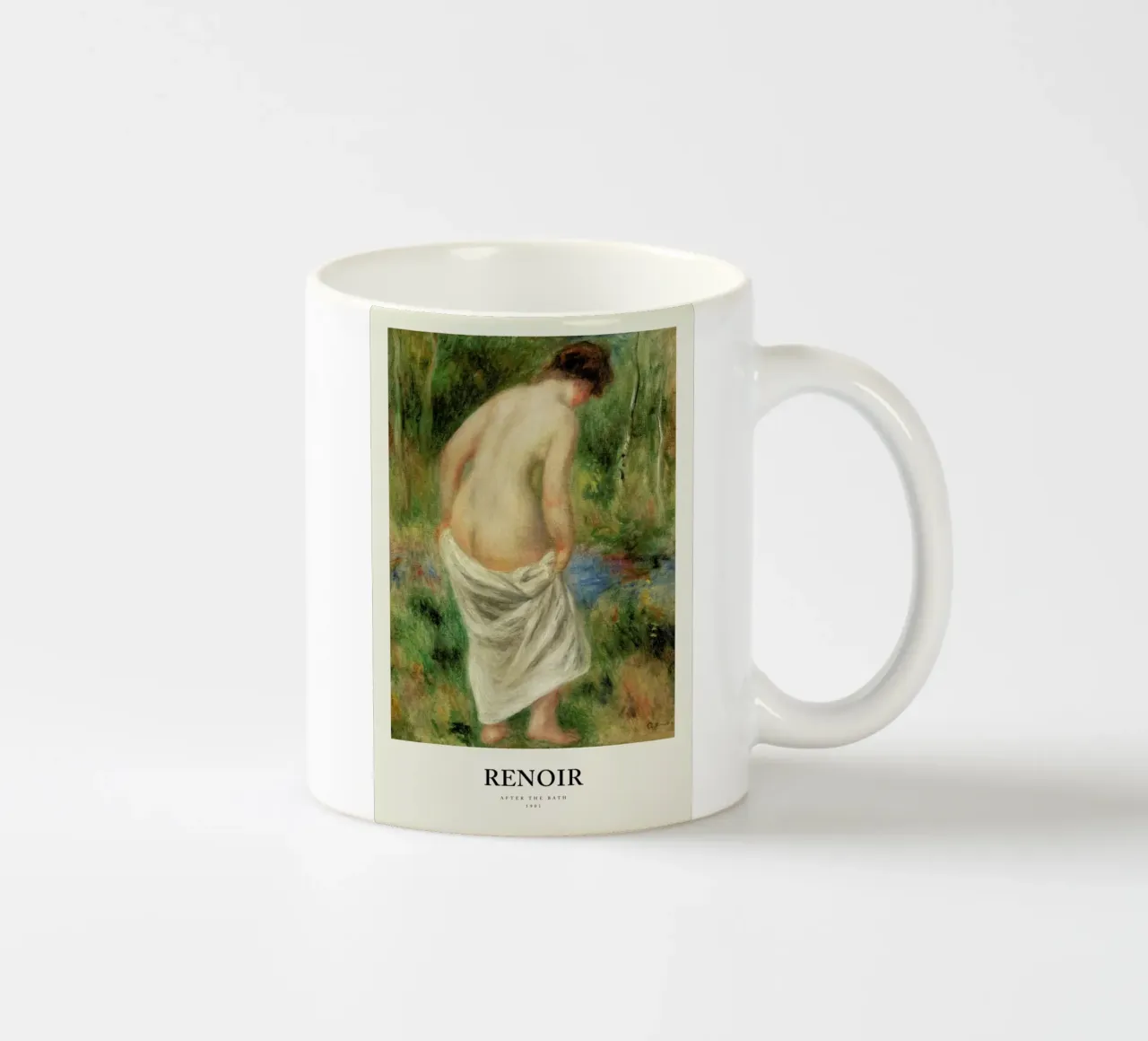 Renoir - After the Bath tazza in ceramica da Vintage by JUNIQE