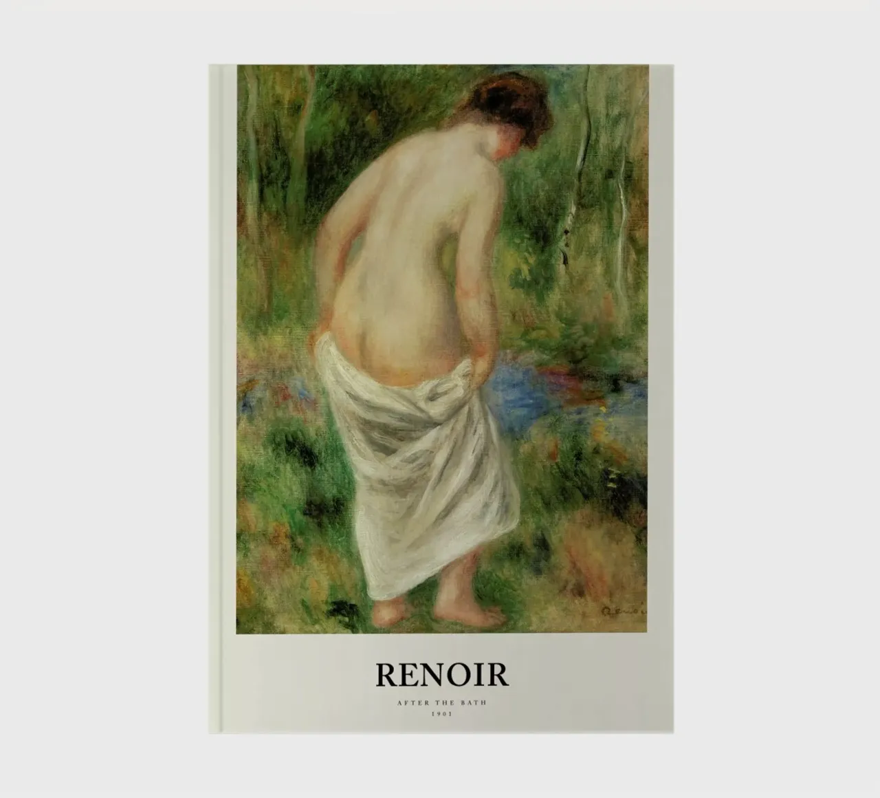 Renoir - After the Bath notebook by Vintage by JUNIQE