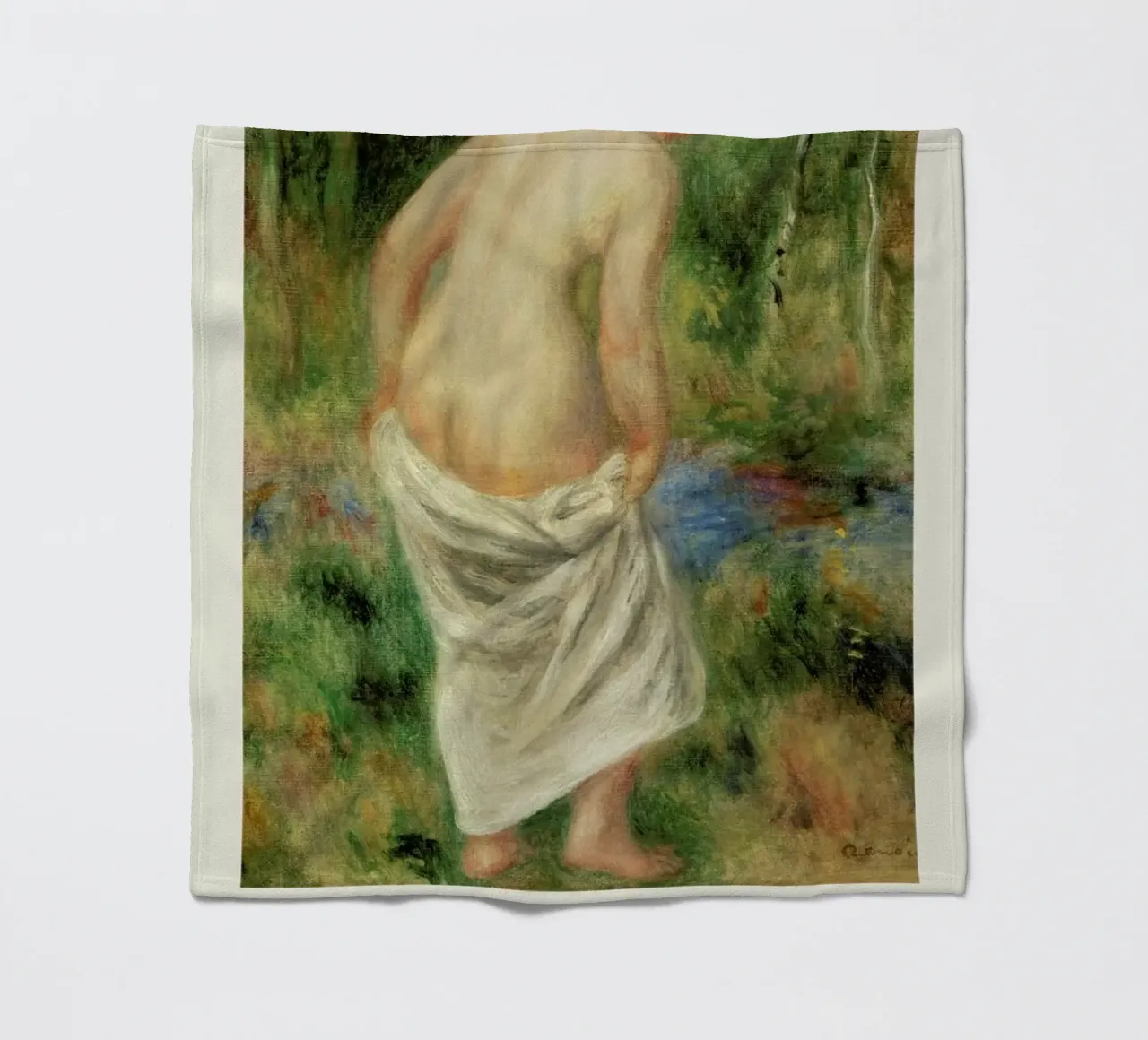 Renoir - After the Bath coperta in pile da Vintage by JUNIQE