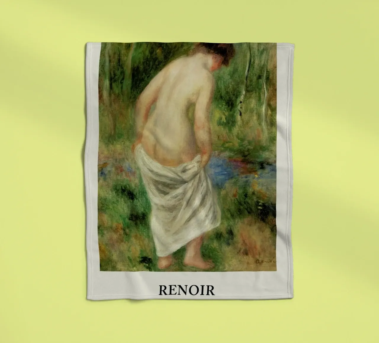 Renoir - After the Bath coperta in pile da Vintage by JUNIQE