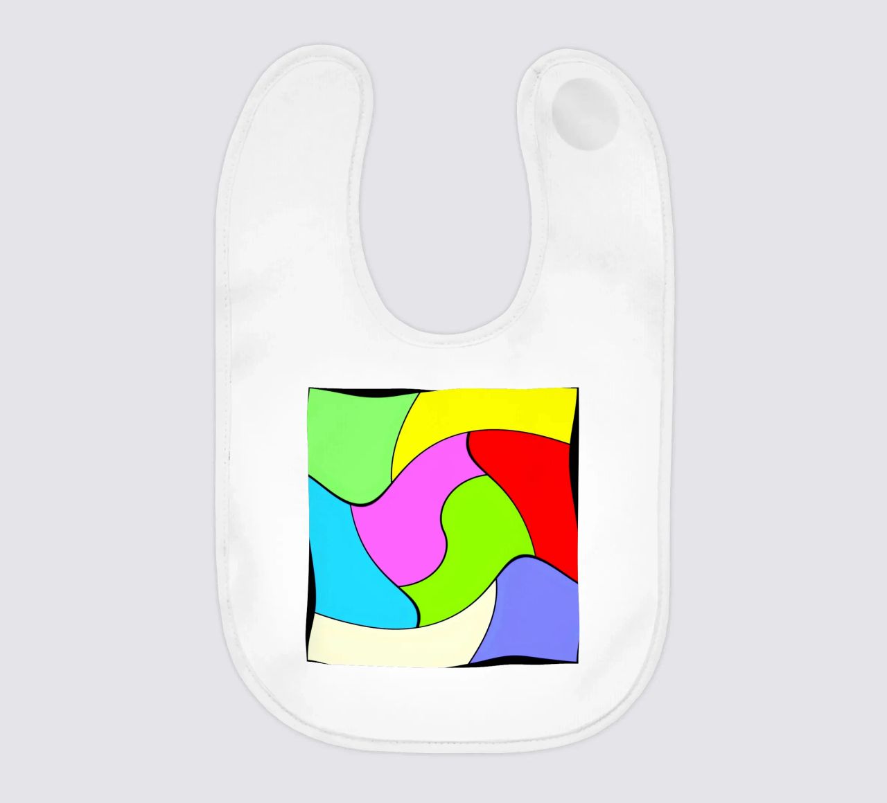 Superfici dai colori vivaci in un movimento rotatorio combinato e leggero bavaglino da Gürsel Yesil Digital Art