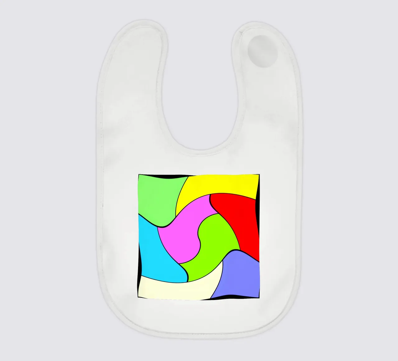 Superfici dai colori vivaci in un movimento rotatorio combinato e leggero bavaglino da Gürsel Yesil Digital Art