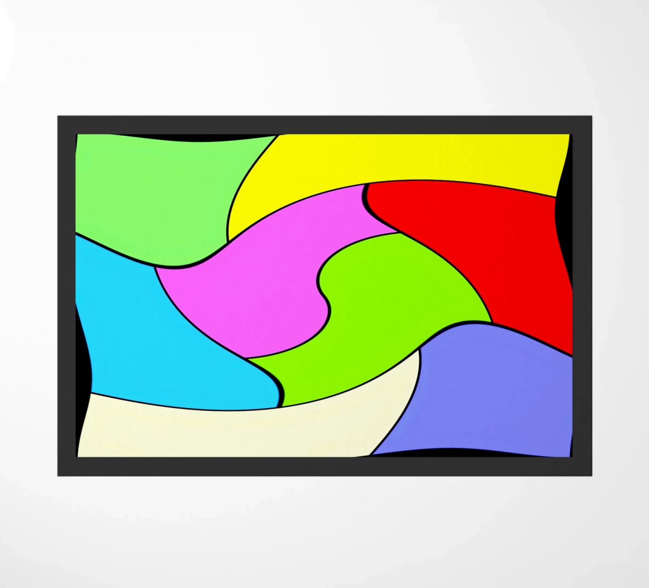 Superfici dai colori vivaci in un movimento rotatorio combinato e leggero zerbino da Gürsel Yesil Digital Art