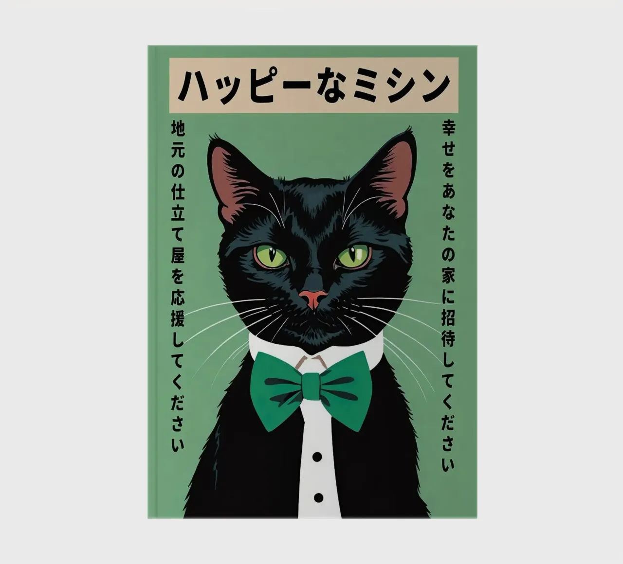 Tuxedo cat notebook by John C Labut