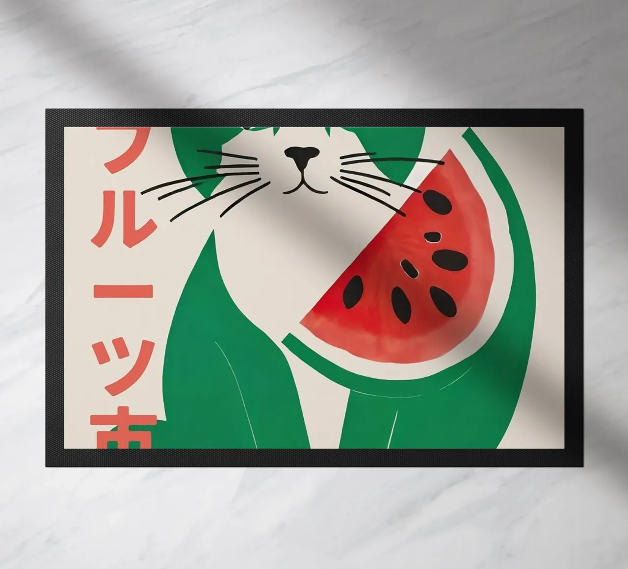 gatto anguria zerbino da John C Labut