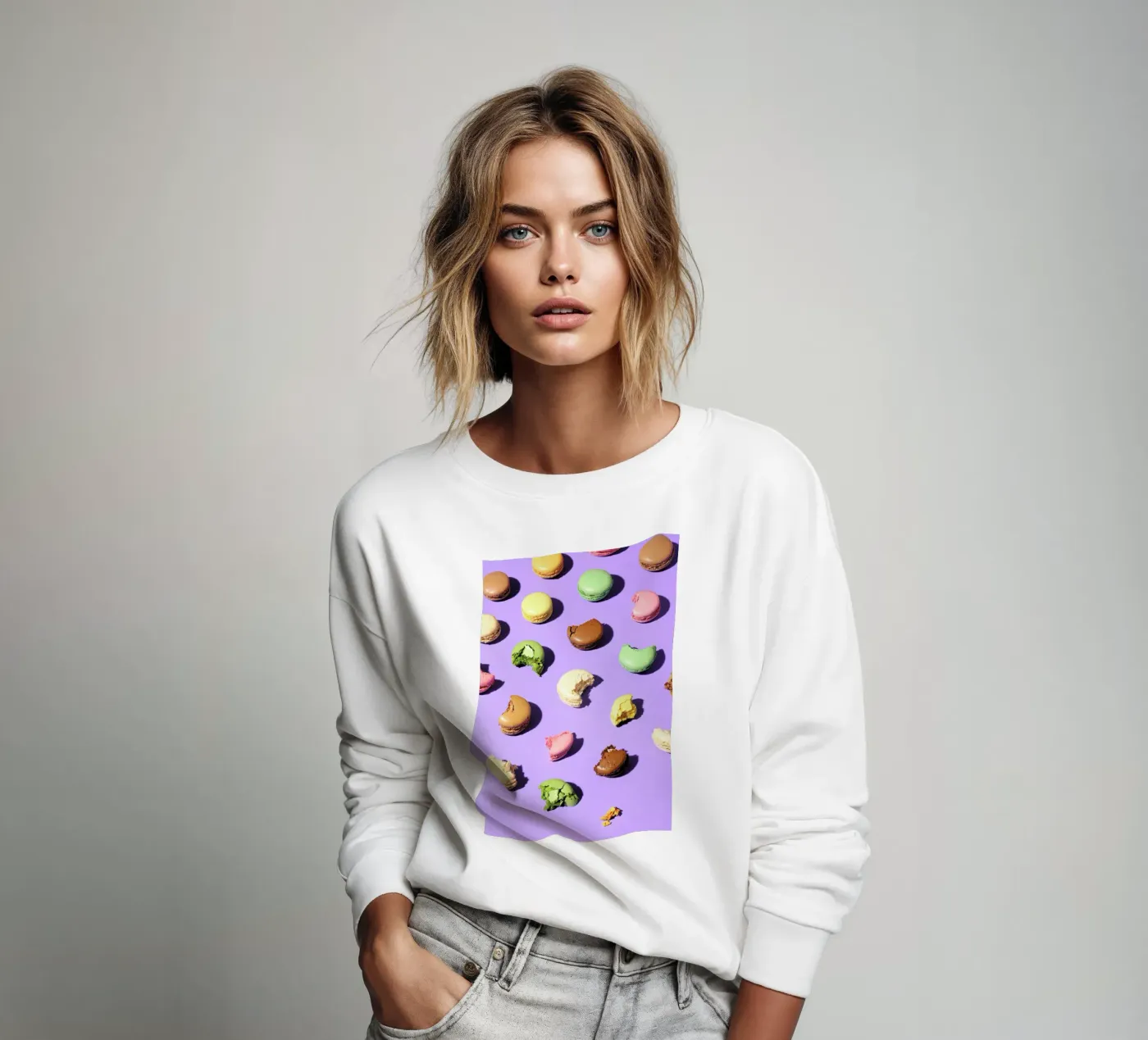 Macroons sweatshirt by Kyla Elaine