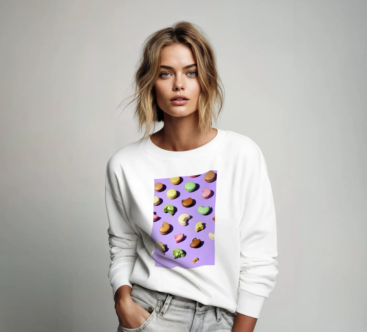 Macroons sweatshirt by Kyla Elaine
