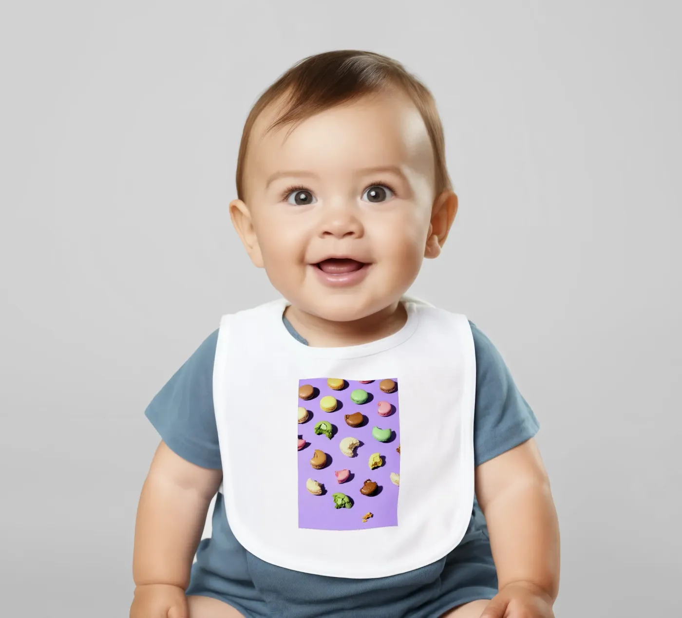 Macroons Babylätzchen von Kyla Elaine