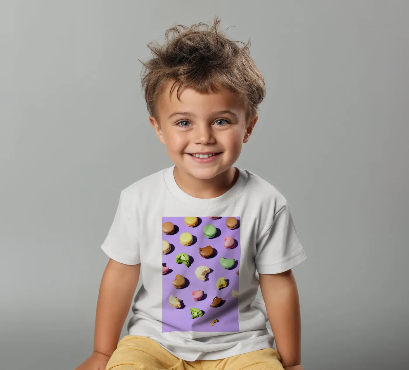 Macroons kinder t-shirt van Kyla Elaine